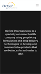 Mobile Screenshot of oxfordpharmascience.com